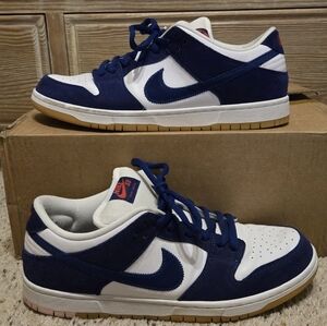 Size 12 Mens Blue and White Sneakers Dodgers SB Dunk Reps